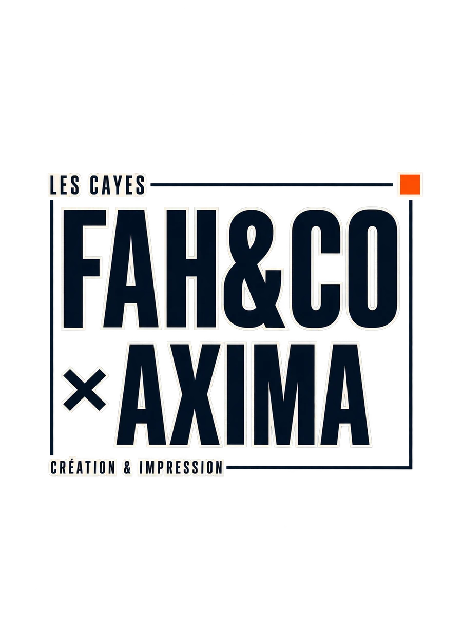 Studio · FAH&CO × AXIMA, visuel de création